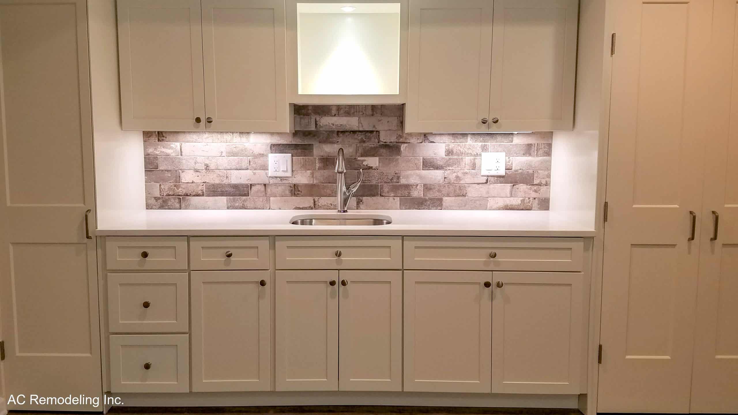 Basement Wet Bar — Basement, Luxury remodel in Bethesda, MD