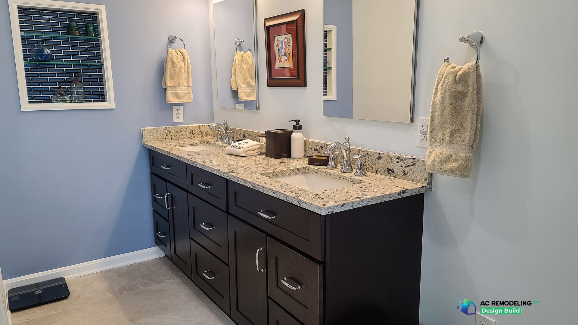 Chevy Chase Spa Bath — Bathroom, Luxury, Modern remodel in Chevy Chase, MD