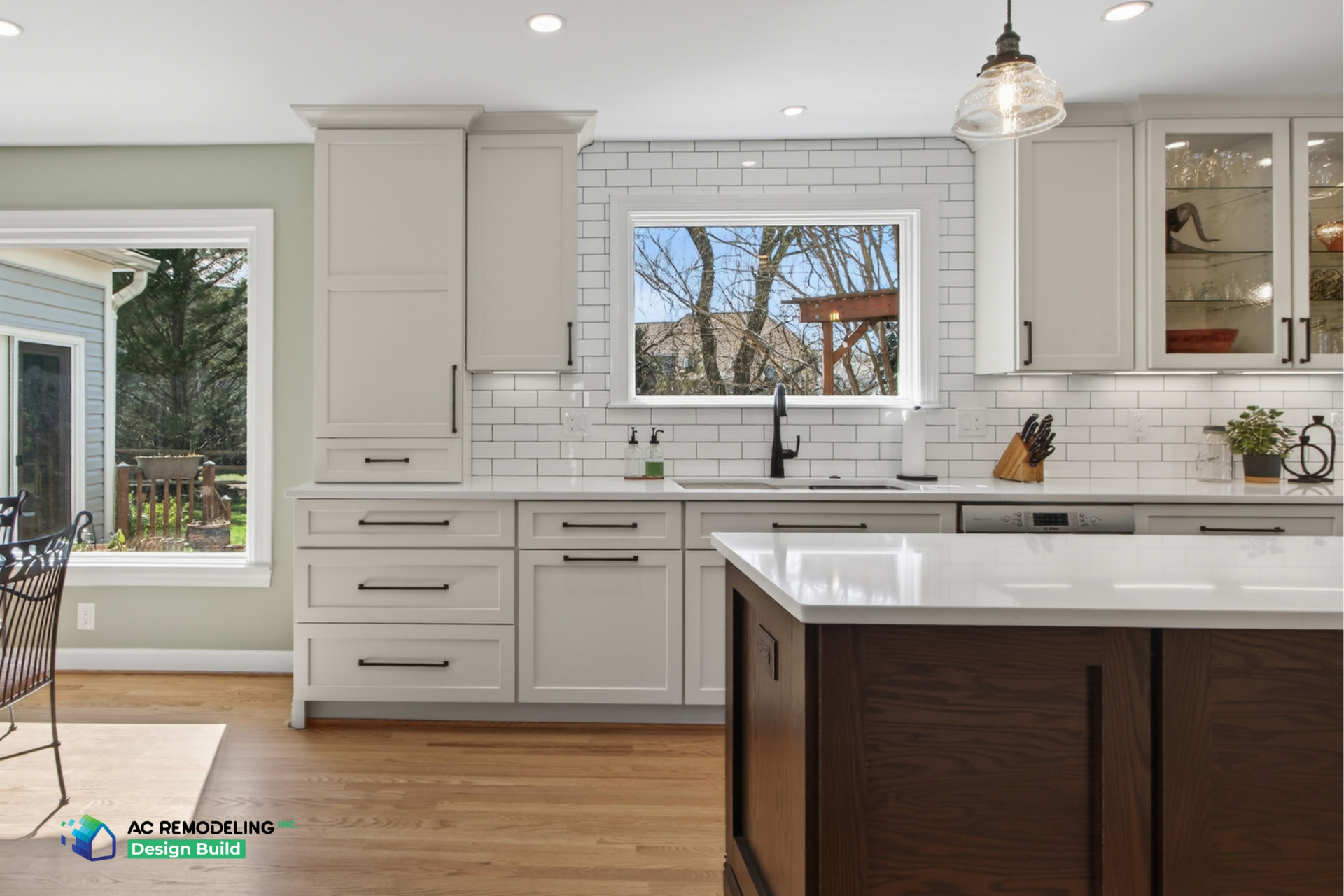 Garden Window Kitchen — Kitchen, Traditional remodel in Rockville, MD