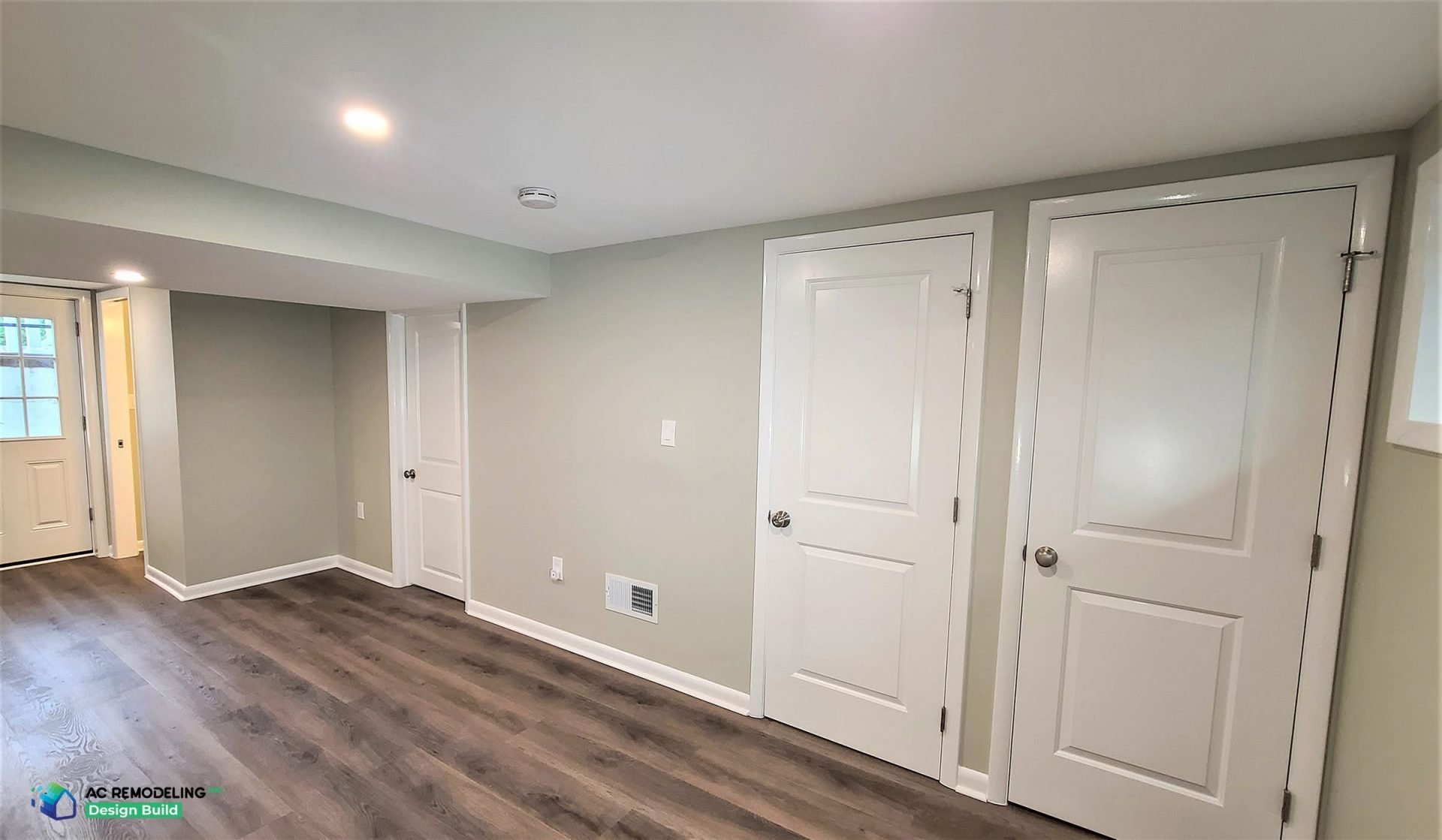 Rockville Basement Transformation — Basement, Modern remodel in Rockville, MD