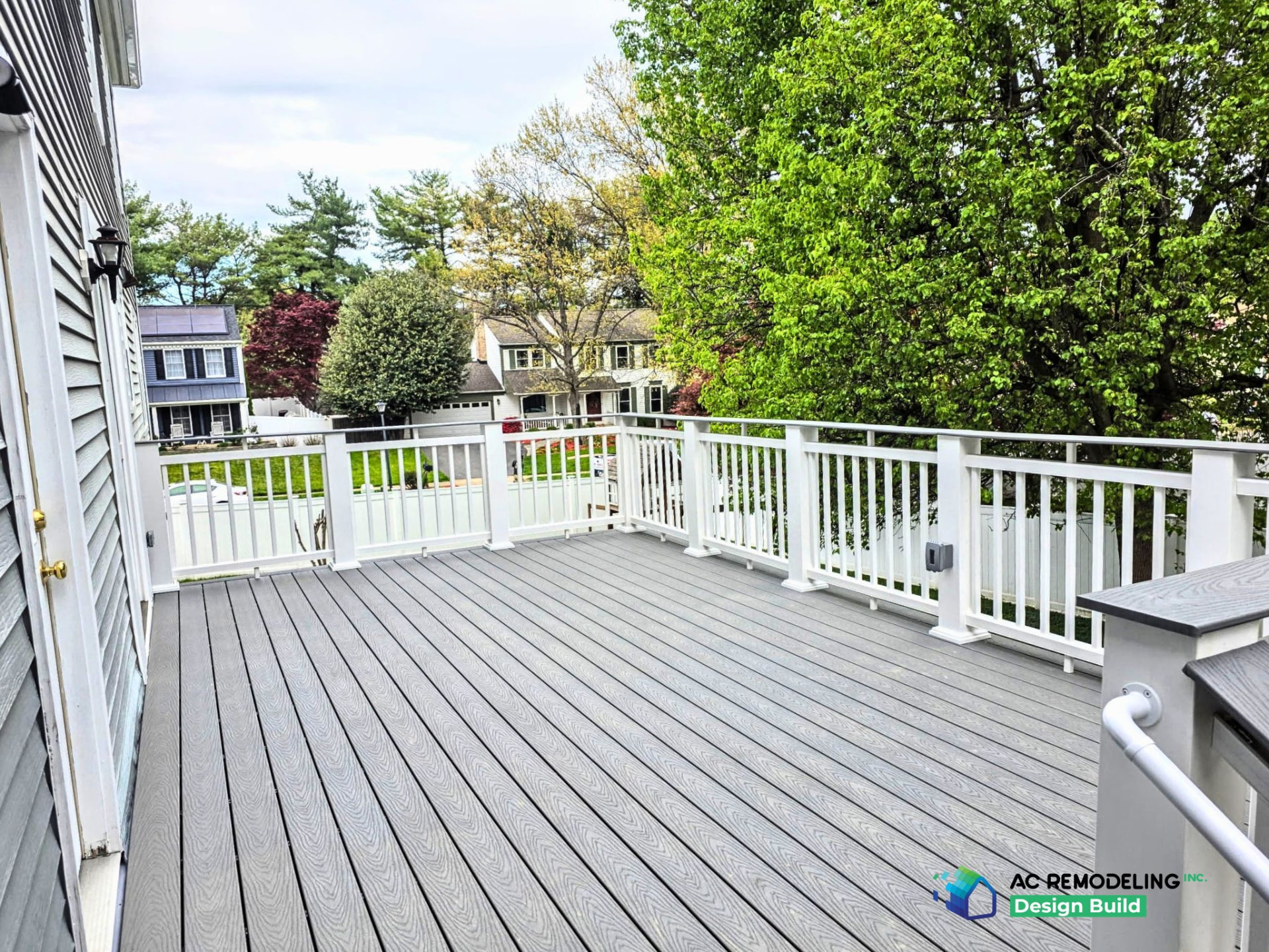 Composite Deck Surface — Outdoor, Modern remodel in North Potomac, MD
